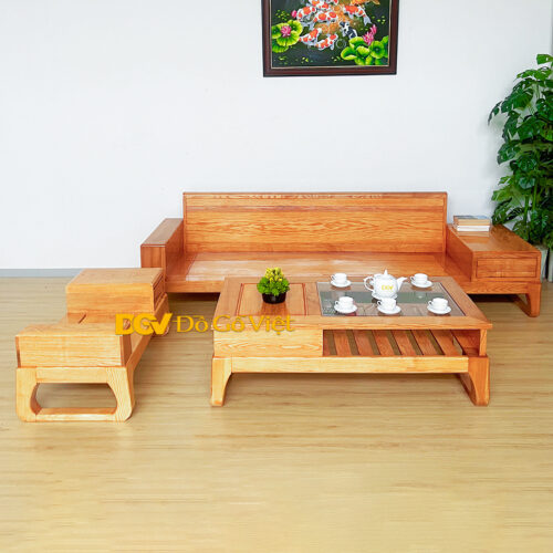 sofa go soi mau vang cam