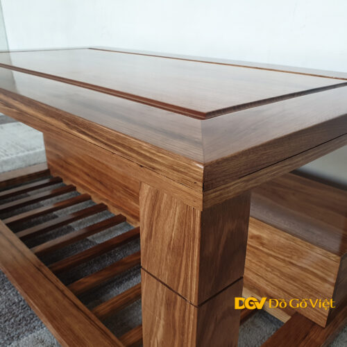 sofa go huong xam van go moc noi bat