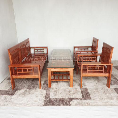 sofa go soi chan cao mau nau dep