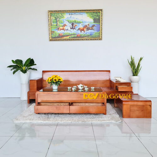 sofa go soi mau nau nho kich thuoc 240 x 180cm